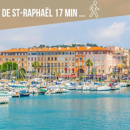 Villa 4 Etoiles, 300m2, 700 M Plage, 5 Min Du Centre Saint-Raphaël
